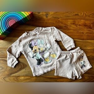 H&M Disney Mini Mouse Sweat Set - 2T